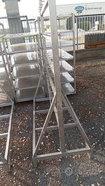 scaffali  in acciaio