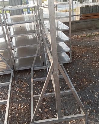scaffali  in acciaio