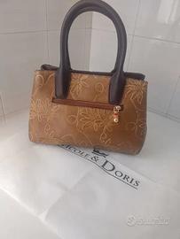 Nicole&Doris - Borsa a tracolla marrone chiaro, co