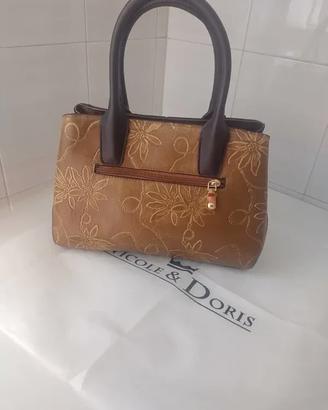 Nicole&Doris - Borsa a tracolla marrone chiaro, co