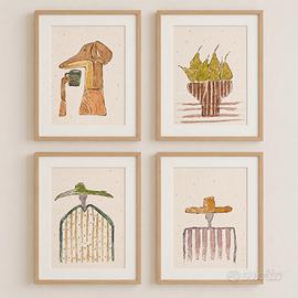set 4 quadri