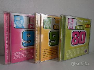 3 CD hit 80, hit 90, compilation pop-rock, C.Conti