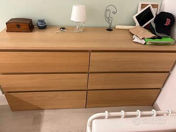 Cassettiera Malm 6 cassetti