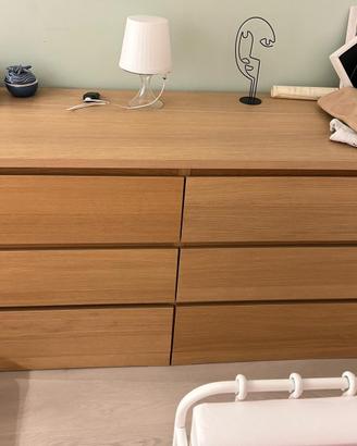 Cassettiera Malm 6 cassetti