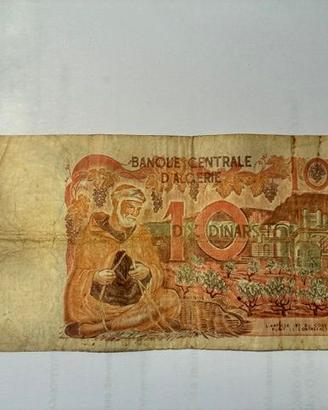 BANCONOTA CARTAMONETA DINARI ALGERIA