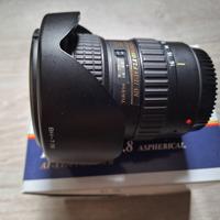 Obbiettivo grandangolare tokina  attacco canon