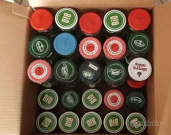 vasetti vetro 40 pezzi altezza 11,5cm/diam.6cm