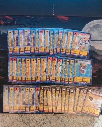 Lotto 48 su 54 carte Digimon condizione pack fresh