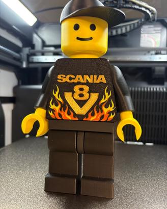 Brick Lego 20cm Scania V8