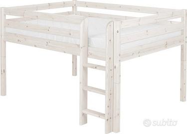 Letto Flexa con scaletta. Materasso in lattice