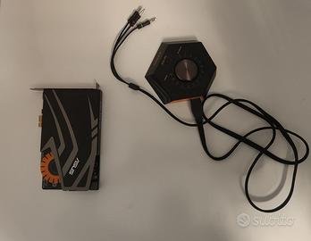 Scheda Audio ASUS Strix Raid Pro Gaming+controller
