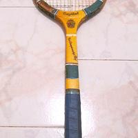 Racchetta da tennin in legno vintage FARS CAPITOL