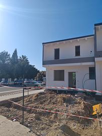 Villetta a schiera in fase di ultimazione
