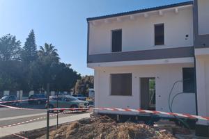 Villetta a schiera in fase di ultimazione