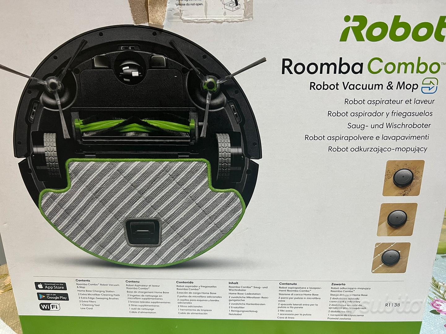 Irobot Roomba Combo + accessori ricambio - Elettrodomestici In vendita a  Rimini