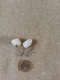 Orecchini quarzo rosa