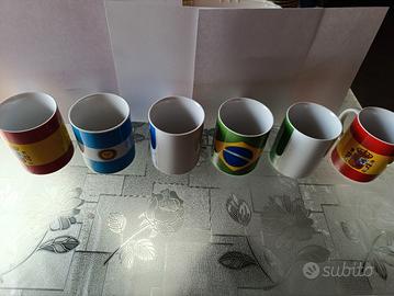 Tazze con bandiera stati