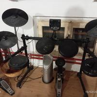 batteria elettronica alesis + cassa roland