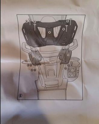 Kit di montaggio posteriore completo GIVI SR1144