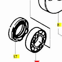 -cuscinetto albero motore Yamaha  R1  933063780700