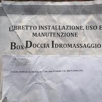 Vasca doccia idromassaggio con sauna