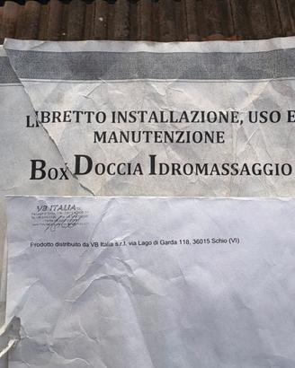 Vasca doccia idromassaggio con sauna