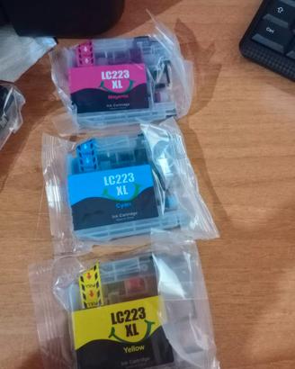 cartucce LC-223 bk e colori