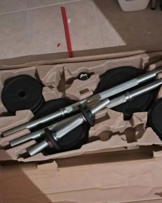 pesi kit 50 kg decathlon