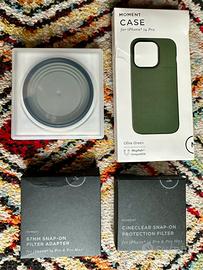 Moment Cover + adaptor + lente, per Iphone 14 pro