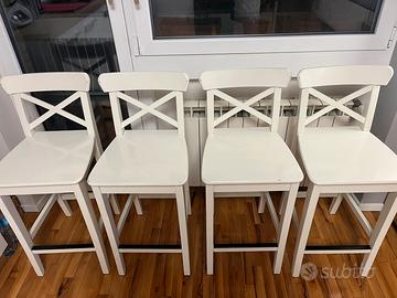 SGABELLI IKEA bar con schienale