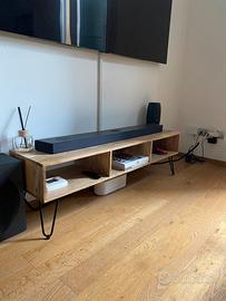 Mobile TV Sklum Dugan  140x35 cm in legno di mango