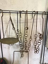 Ganci e catene da macellaio d’epoca