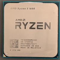 CPU AMD Ryzen 5 1600 + dissipatore originale