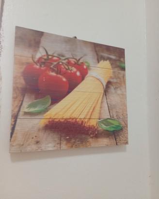 quadro da cucina in legno