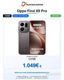 Oppo Find X9 Pro 16/512GB Nuovo
