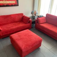 Divani 3+3 con pouf