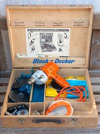 Trapano elettrico vintage Black&Decker funzionante