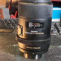 Sigma 105mm f2.8 macro attacco nikon