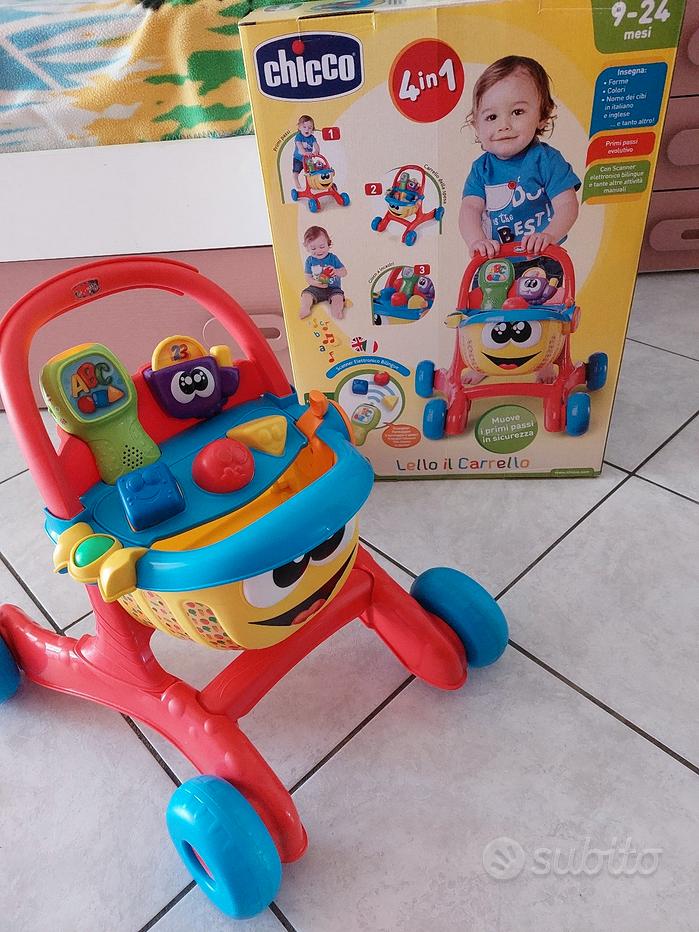 CHICCO 4IN1 LELLO IL CARRELLO GIOCHI CHICCO NEONATI GIOCO BAMBINO