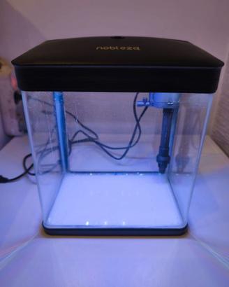 Acquario piccolo Nobleza in vetro con filtro 7 lt