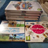 lotto di 6 giochi Nintendo wii+1 della  WiiU