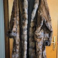 Pelliccia vera visone stupenda lunga