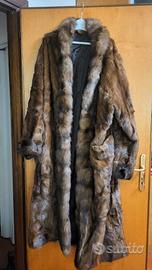 Pelliccia vera visone stupenda lunga