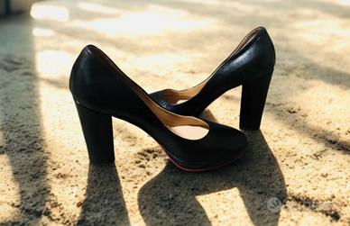 Christian louboutin décolleté di pelle