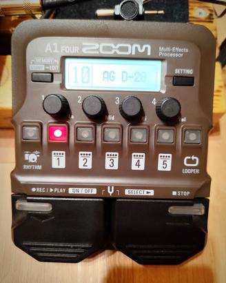 Multieffetto Zoom A1 Four per strumenti acustici