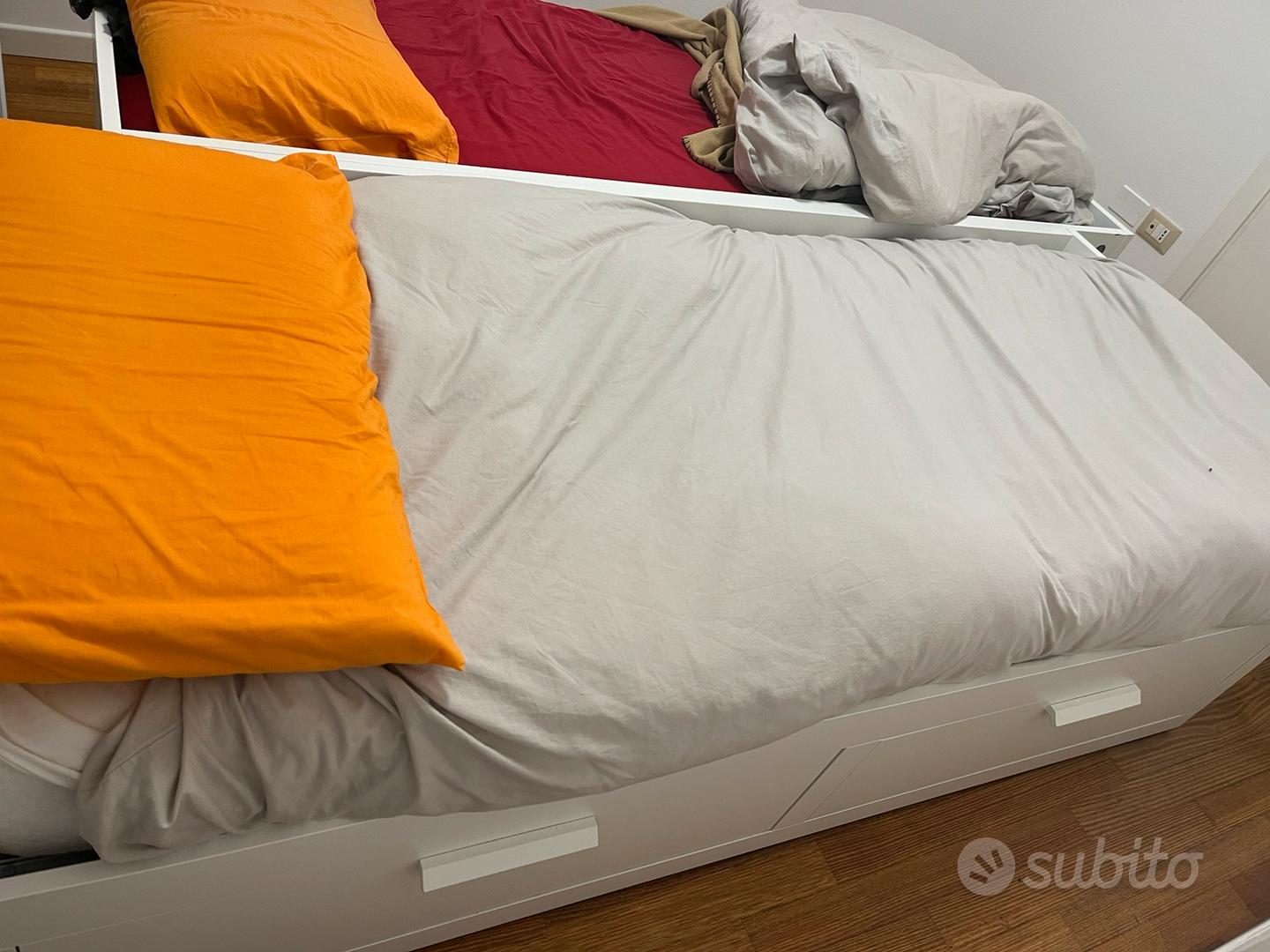 Letti singoli bianchi con cassetti ikea Arredamento e Casalinghi