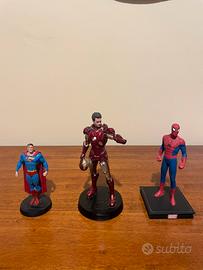 Set 3 Action Figure Marvel DC Comics