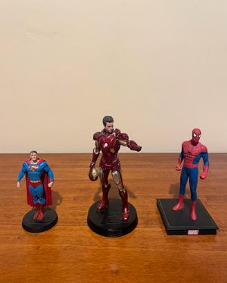 Set 3 Action Figure Marvel DC Comics