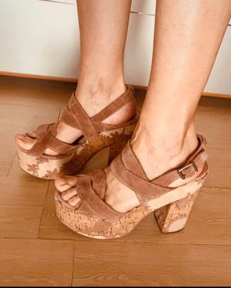 Sandali Twinset con zeppa n. 40