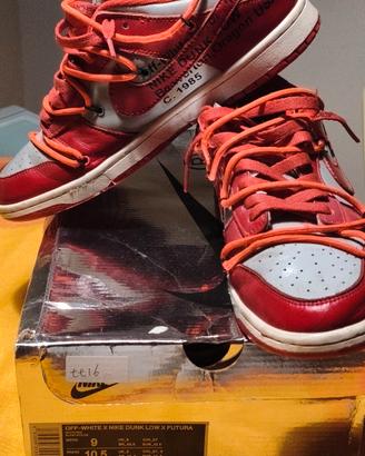 Nike dunk low "copia parallela" x off white